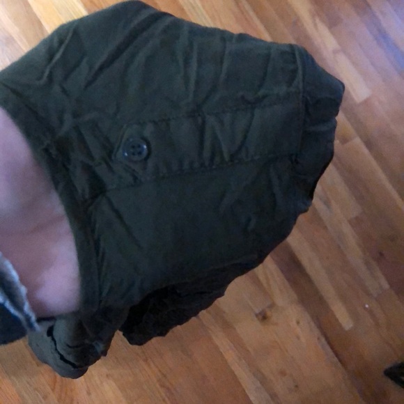 ARMY GREEN LONG SLEEVE TOP - Picture 4 of 4